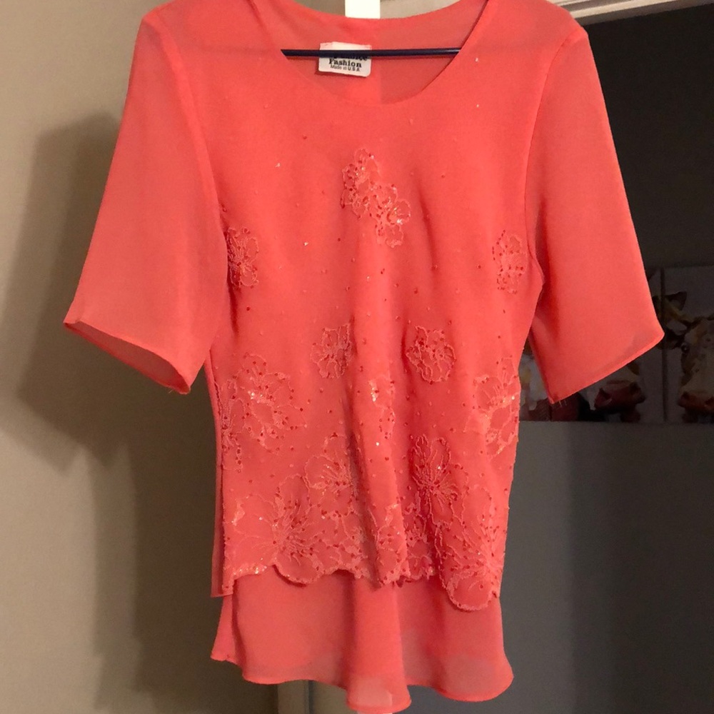 Pink blouse